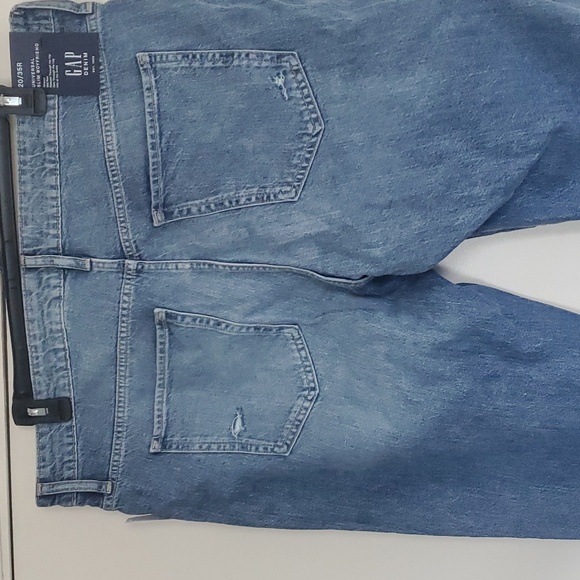 GAP Denim Universal Slim Distressed Boyfriend Ankle Jeans 20/35R - Picture 10 of 11